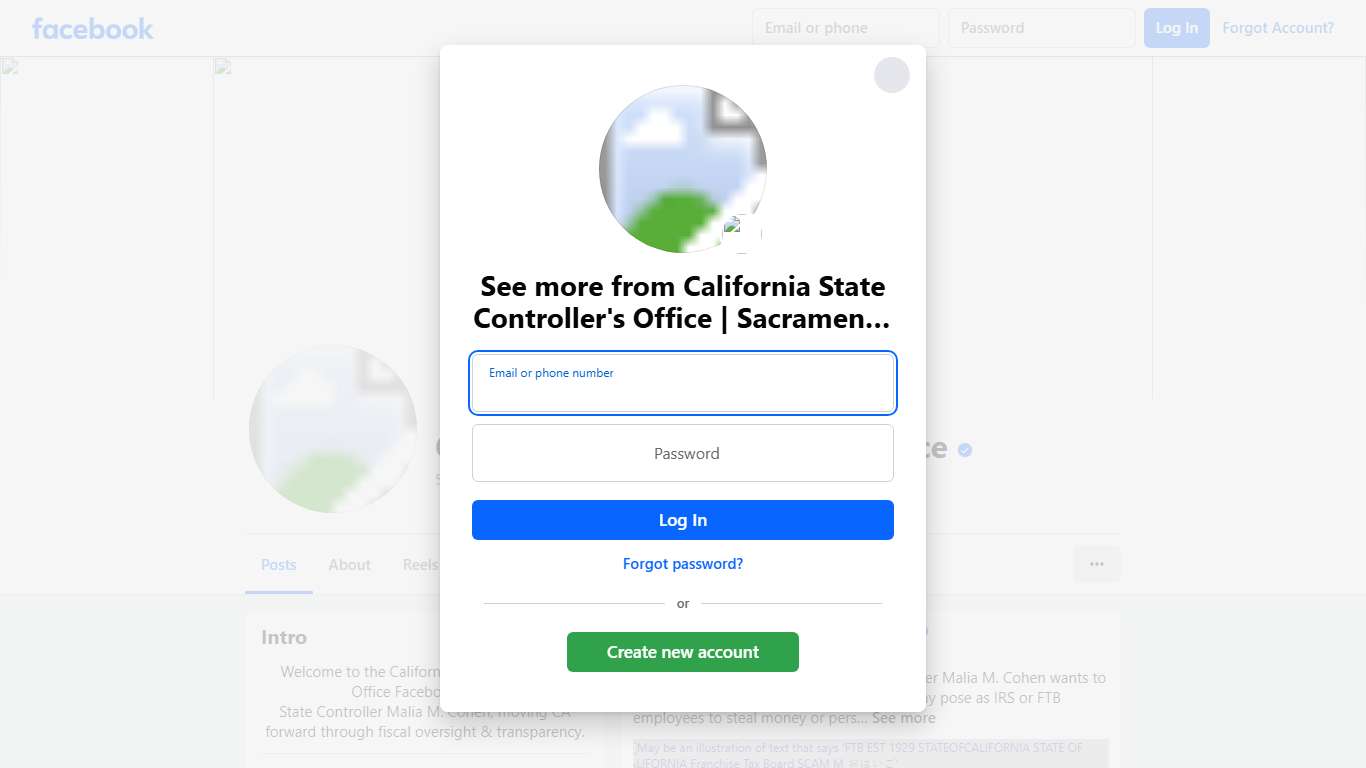 California State Controller's Office Sacramento CA Facebook